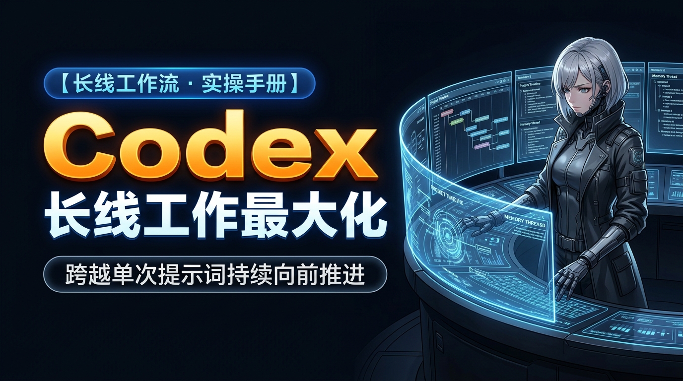 《Codex 长线工作最大化 - Codex 如何让工作跨越单次提示持续推进》