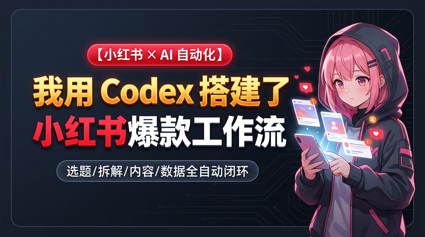 《我用 Codex 给自己搭了一个小红书工作流》