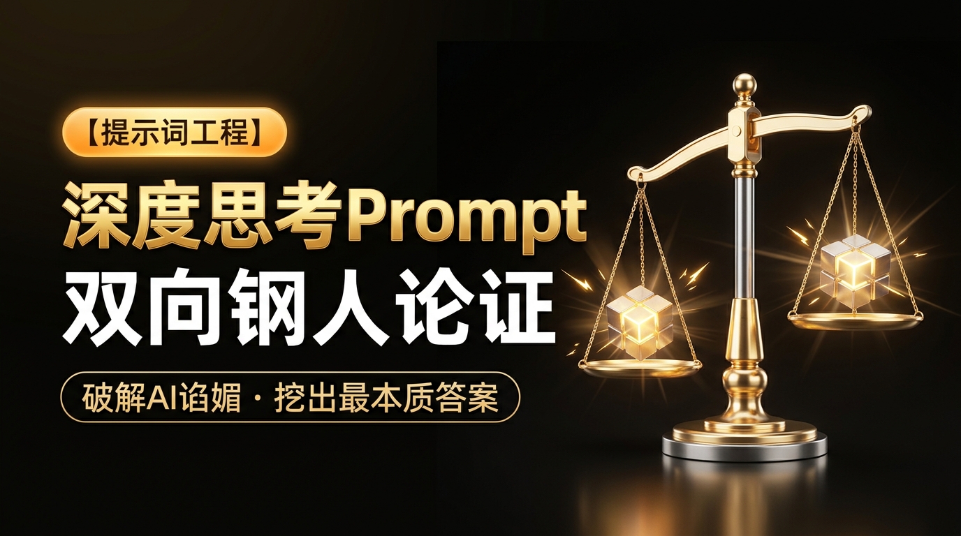 《一个极度实用的深度思考Prompt，帮你挖出最本质的答案》