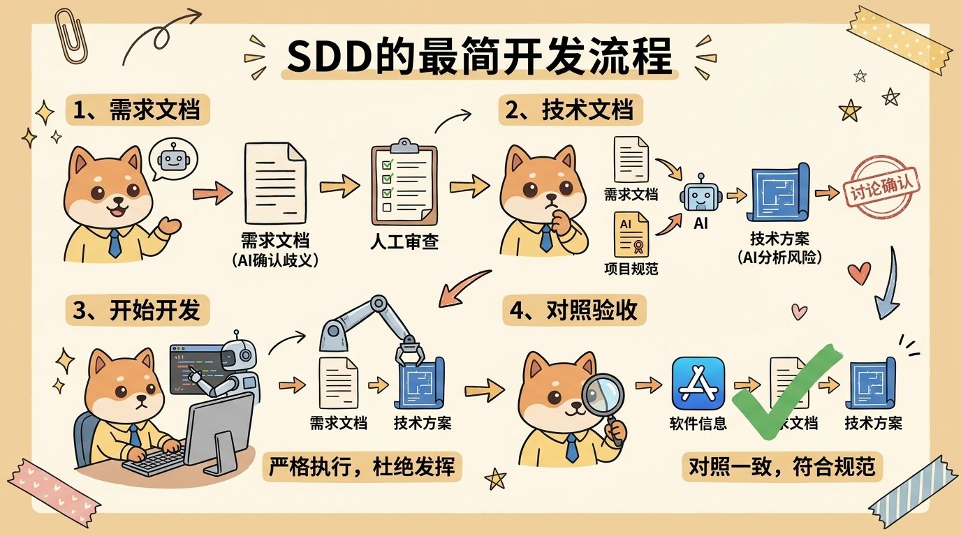 SDD 最简开发流程四步