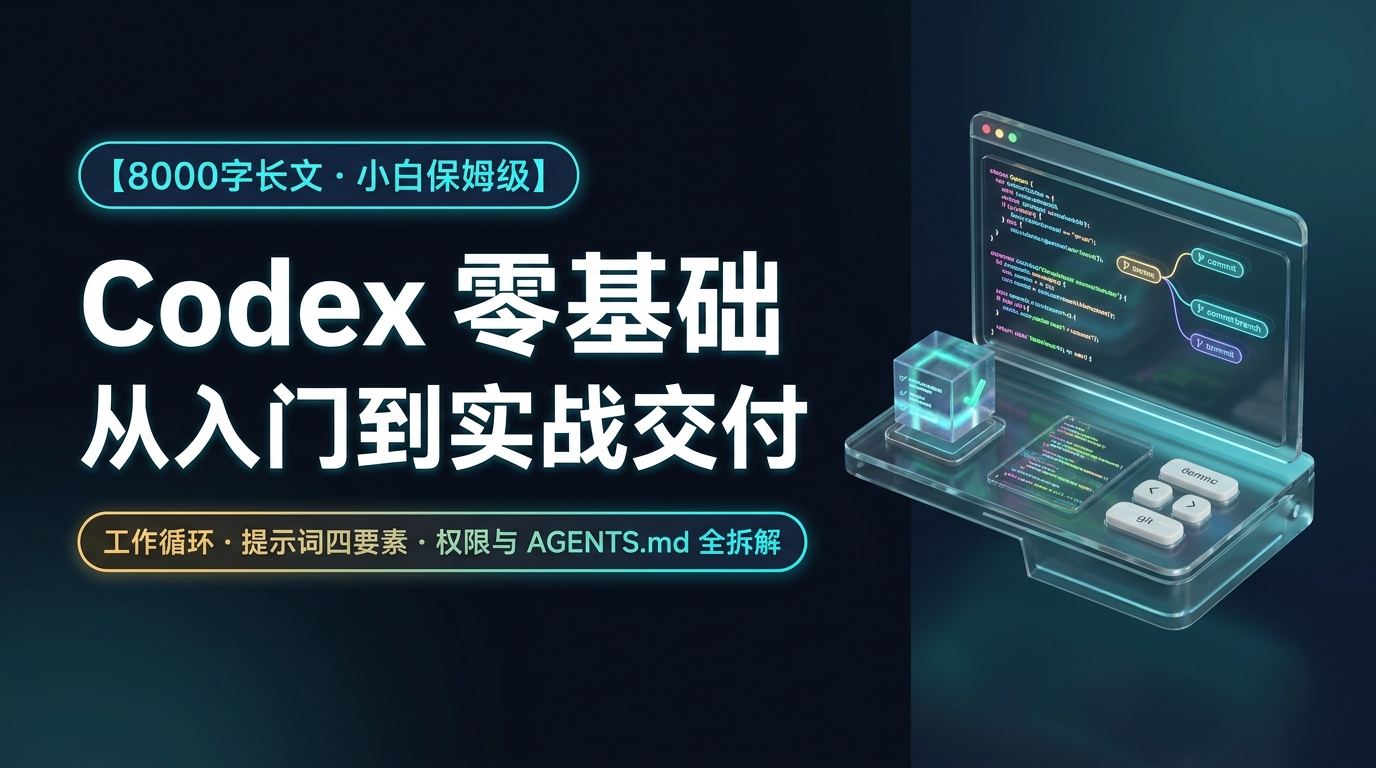 《8000字讲透 ｜ Codex零基础入门教程》