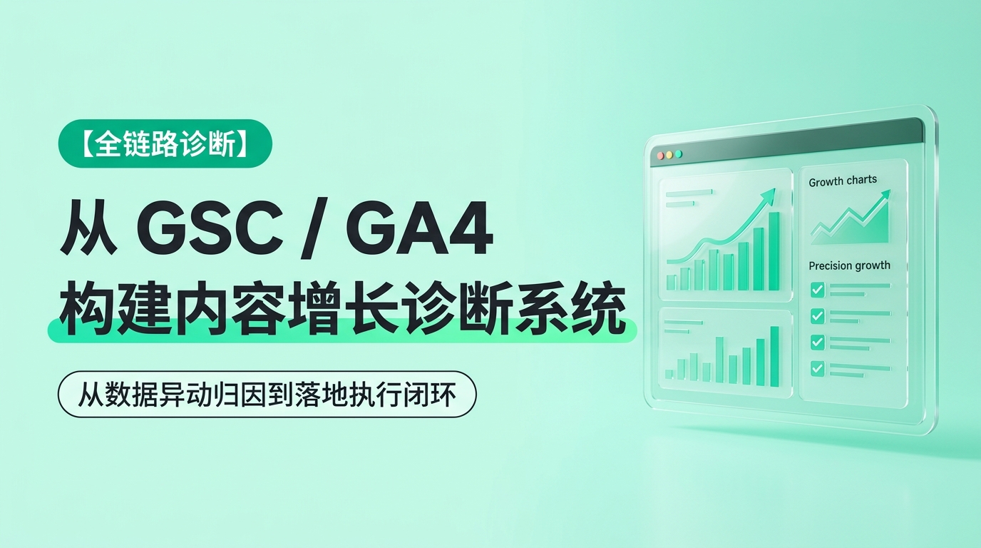 《从 GSC/GA4 到优化任务：如何构建内容增长诊断系统》