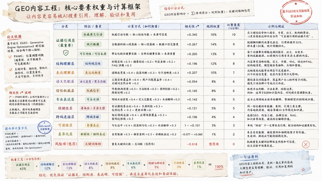 证据密度的四大要素